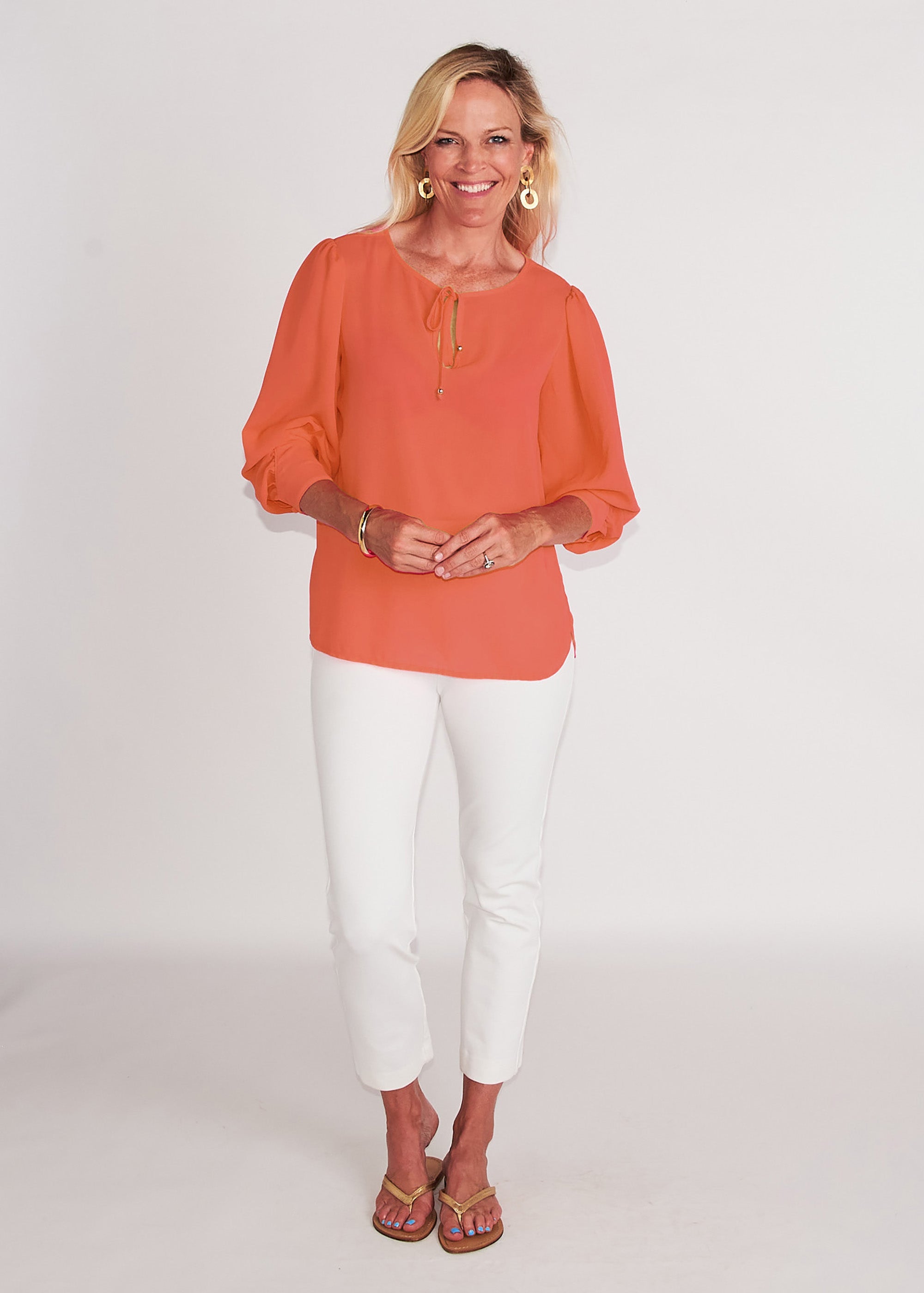 Carmen Blouse - Pumpkin – CK Bradley