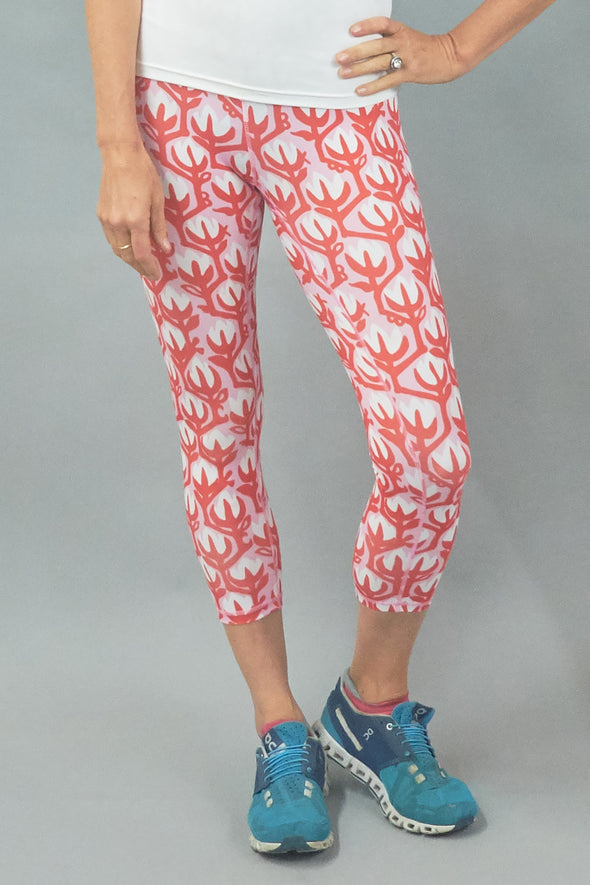 Lotus Legging - Tulip Coral