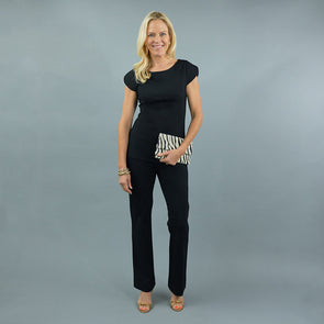 Aurora Top - Black Ponte