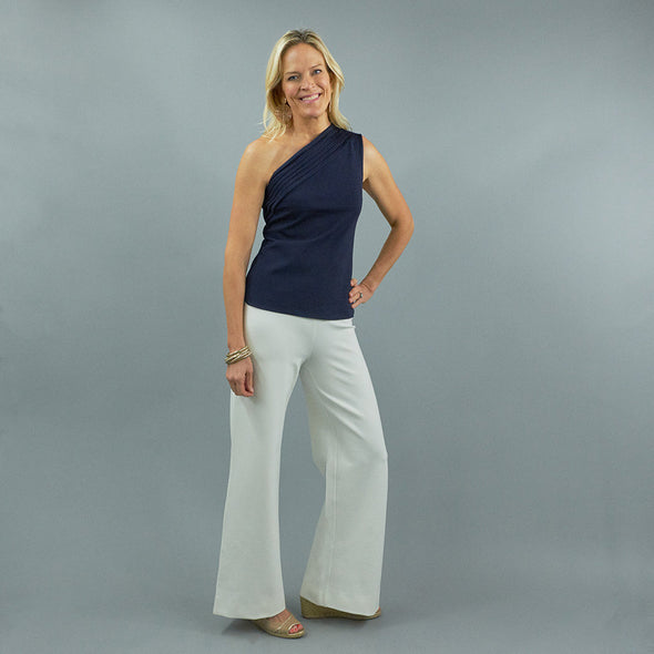 Jaguar Pant - Navy Blue Ponte