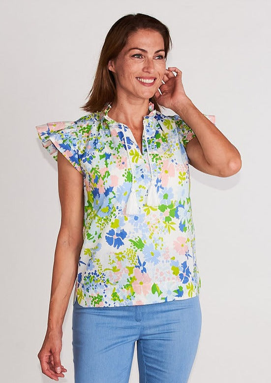 Kimball Top - Poppy Pastel