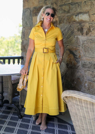 Monaco Dress - Yellow