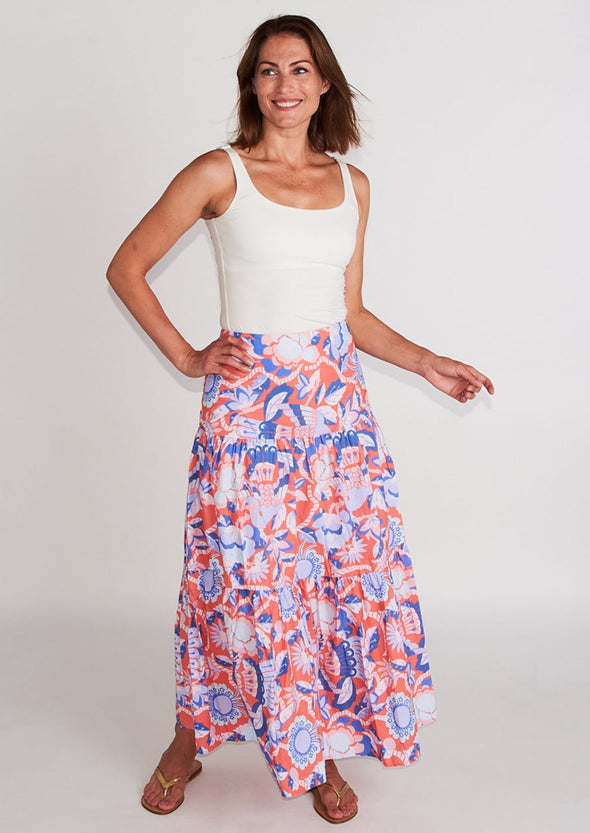 Samana Skirt - Falconer Coral