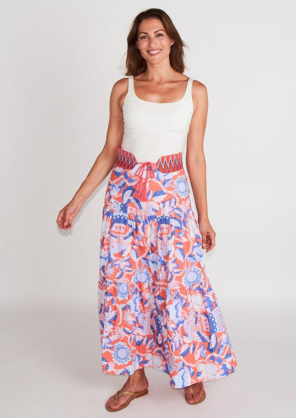 Samana Skirt - Falconer Coral