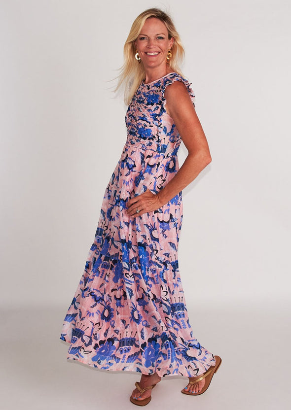 Miller Maxi - Falconer Pink and Blue