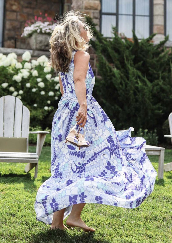 Trocadero Maxi - Spades Periwinkle Blue