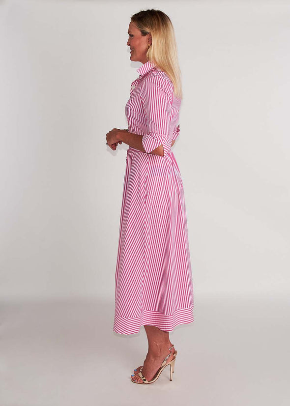 Monaco Long Sleeve - Pink Stripe