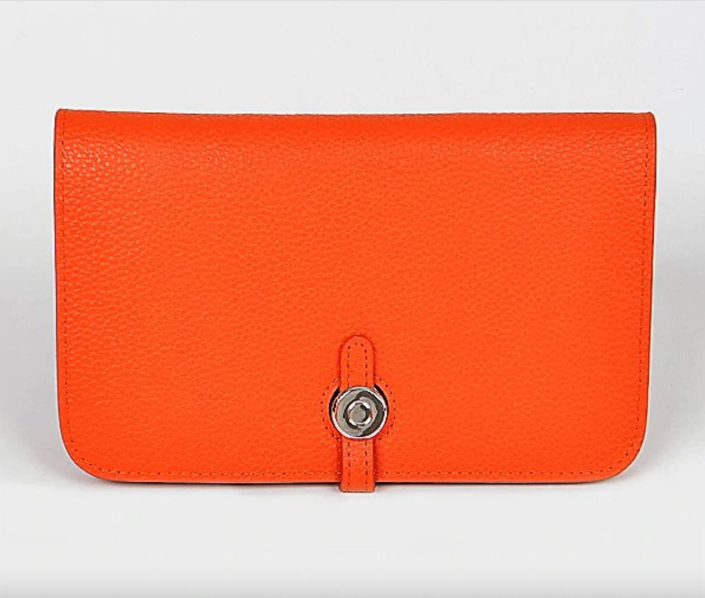 Hermes, Bags, Hermes Dogon Compact Wallet Red Leather