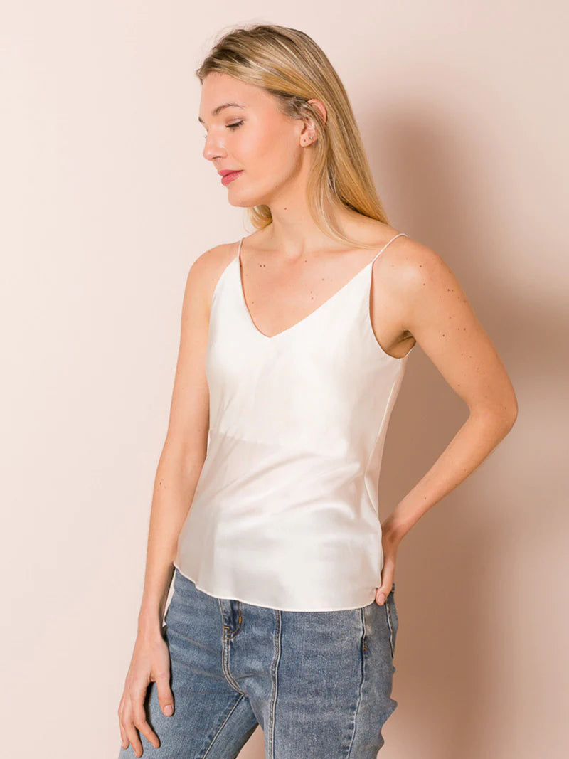 Silk Camisole - Ivory – CK Bradley