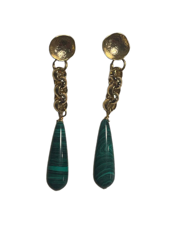 Sugar - Malachite on Rolo Chain