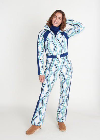 Vixen Onesie - X Print Blue